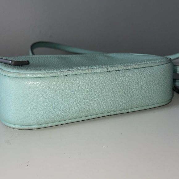 COACH ‘Jes Crossbody Bag’ in Sea Green Pebbled Leather - Picture 5 of 8